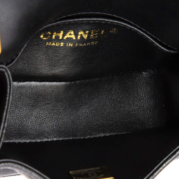 Chanel Boy Flap Bag Quilted Caviar Mini #240541C43B - Picture 5 of 6